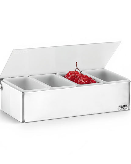 Khay Trang Trí Bar Vollrath 4702 6 Ngăn - Nắp Bản Lề Phẳng