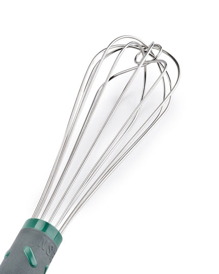 Phới Đánh Trứng Kiểu Pháp Vollrath 47091 30.5 cm Tay Cầm Nylon Xanh Ngọc Thép Không Gỉ