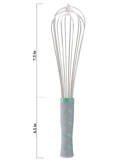 Phới Đánh Trứng Kiểu Pháp Vollrath 47091 30.5 cm Tay Cầm Nylon Xanh Ngọc Thép Không Gỉ