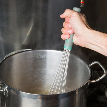 Phới Đánh Trứng Kiểu Pháp Vollrath 47094 45.7 cm Tay Cầm Nylon Xanh Ngọc Thép Không Gỉ