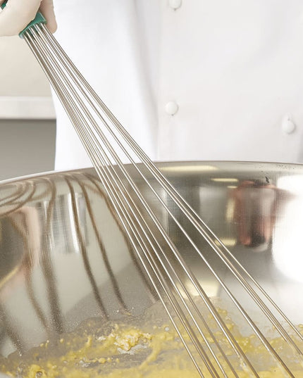 Phới Đánh Trứng Kiểu Pháp Vollrath 47096 55.9 cm Tay Cầm Nylon Xanh Ngọc Thép Không Gỉ