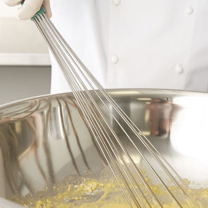 Phới Đánh Trứng Kiểu Pháp Vollrath 47096 55.9 cm Tay Cầm Nylon Xanh Ngọc Thép Không Gỉ