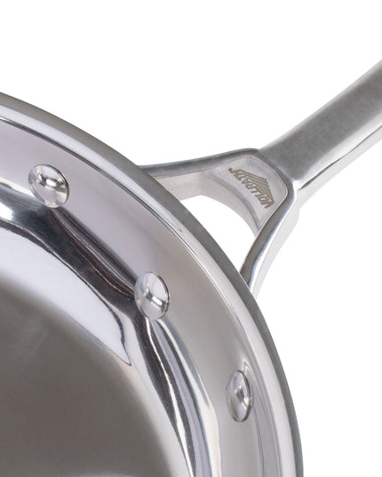Chảo Rán Thép Không Gỉ Vollrath 47752 Intrigue® 27.9 cm Tay Cầm Kim Loại Rỗng - Dùng Cho Bếp Từ