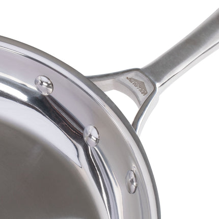 Chảo Rán Thép Không Gỉ Vollrath 47752 Intrigue® 27.9 cm Tay Cầm Kim Loại Rỗng - Dùng Cho Bếp Từ