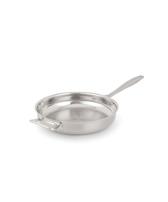 Chảo Rán Thép Không Gỉ Vollrath Intrigue 47753 31.8 cm Tay Cầm Kim Loại Rỗng - Dùng Cho Bếp Từ