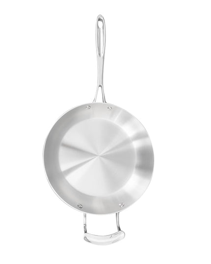 Chảo Xào Vollrath 49413 Miramar 25.4 cm Inox Đáy Nhôm Dùng Cho Bếp Từ