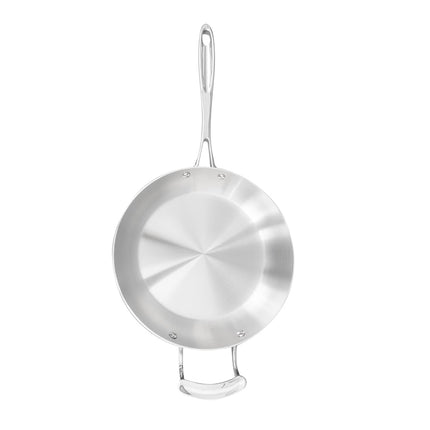 Chảo Xào Vollrath 49413 Miramar 25.4 cm Inox Đáy Nhôm Dùng Cho Bếp Từ