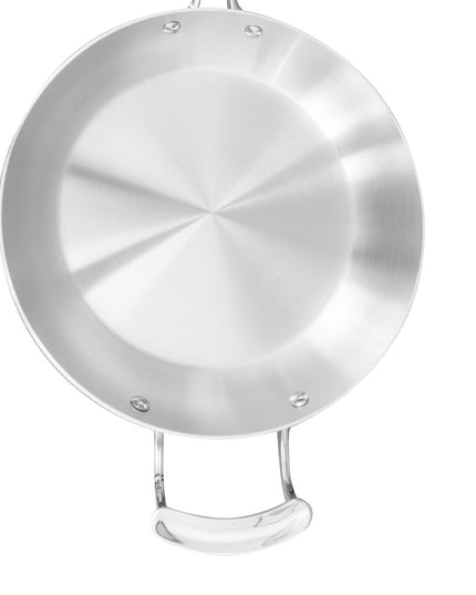 Chảo Xào Vollrath 49413 Miramar 25.4 cm Inox Đáy Nhôm Dùng Cho Bếp Từ