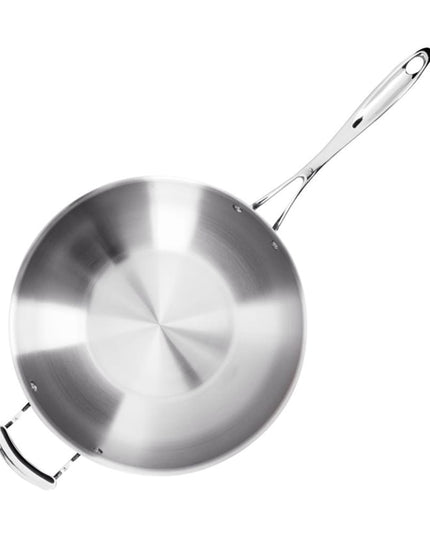 Chảo Xào Vollrath 49418 Miramar® 30.5 cm Thép Không Gỉ Đáy Nhôm - Sử Dụng Bếp Từ