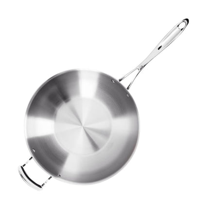 Chảo Xào Vollrath 49418 Miramar® 30.5 cm Thép Không Gỉ Đáy Nhôm - Sử Dụng Bếp Từ