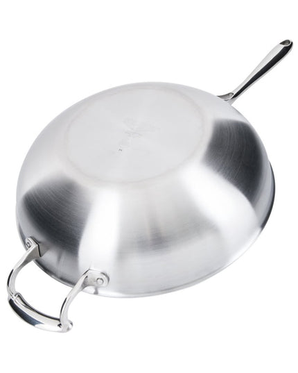 Chảo Xào Vollrath 49418 Miramar® 30.5 cm Thép Không Gỉ Đáy Nhôm - Sử Dụng Bếp Từ