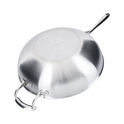 Chảo Xào Vollrath 49418 Miramar® 30.5 cm Thép Không Gỉ Đáy Nhôm - Sử Dụng Bếp Từ