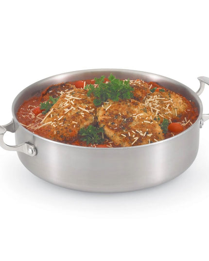 Chảo Om Vollrath 49425 Miramar Jacob's Pride 6 l Thép Không Gỉ Đáy Nhôm