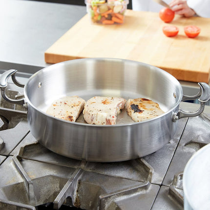 Chảo Om Vollrath 49425 Miramar Jacob's Pride 6 l Thép Không Gỉ Đáy Nhôm