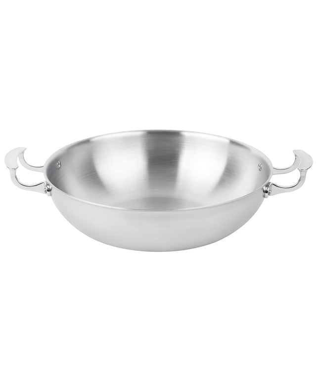 Chảo Xào Vollrath 49428 Miramar® 33 cm Thép Không Gỉ Đáy Nhôm - Sử Dụng Bếp Từ