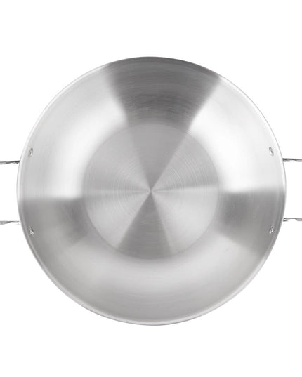 Chảo Xào Vollrath 49428 Miramar® 33 cm Thép Không Gỉ Đáy Nhôm - Sử Dụng Bếp Từ