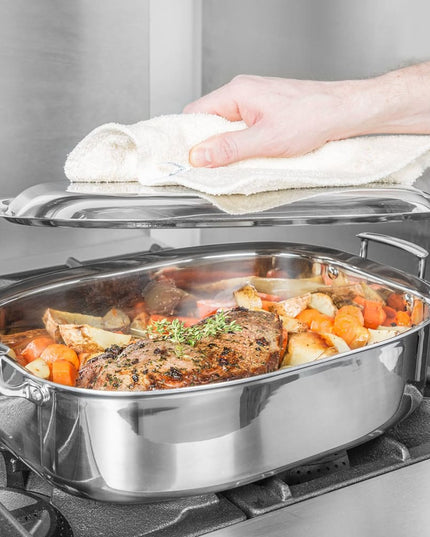 Nồi Nướng Vollrath 49431 Miramar 6.6 lít Thép Không Gỉ Dùng Cho Bếp Từ