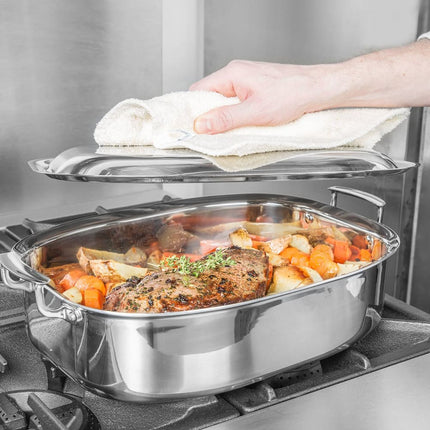 Nồi Nướng Vollrath 49431 Miramar 6.6 lít Thép Không Gỉ Dùng Cho Bếp Từ