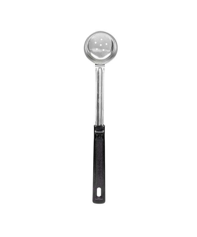 Muỗng Múc Có Lỗ Vollrath 61155 59 ml Tay Cầm Nhựa Đen Thép Không Gỉ
