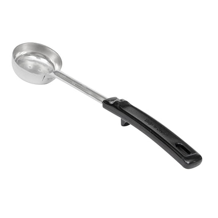 Muỗng Múc Có Lỗ Vollrath 61155 59 ml Tay Cầm Nhựa Đen Thép Không Gỉ