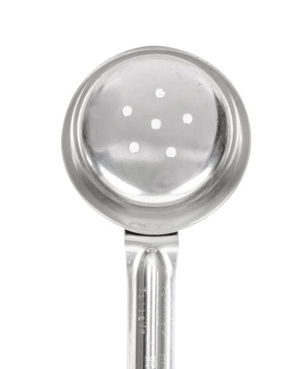 Muỗng Múc Có Lỗ Vollrath 61155 59 ml Tay Cầm Nhựa Đen Thép Không Gỉ