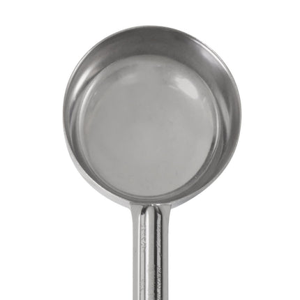 Muỗng Múc Không Lỗ Vollrath 61172 118 ml Tay Cầm Nhựa Đen Thép Không Gỉ