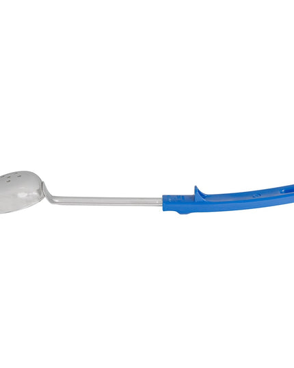 Muỗng Chia Phần Có Lỗ Vollrath 62155 59 ml Tay Cầm Poly Màu Xanh Dương Thép Không Gỉ