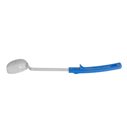 Muỗng Chia Phần Có Lỗ Vollrath 62155 59 ml Tay Cầm Poly Màu Xanh Dương Thép Không Gỉ