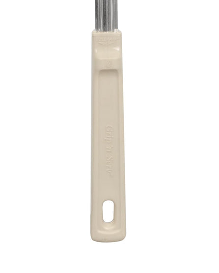 Muỗng Chia Phần Có Lỗ Vollrath 62165 89 ml Tay Cầm Poly Màu Ngà Thép Không Gỉ