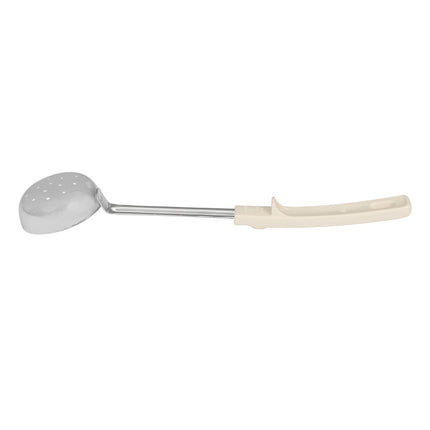 Muỗng Chia Phần Có Lỗ Vollrath 62165 89 ml Tay Cầm Poly Màu Ngà Thép Không Gỉ