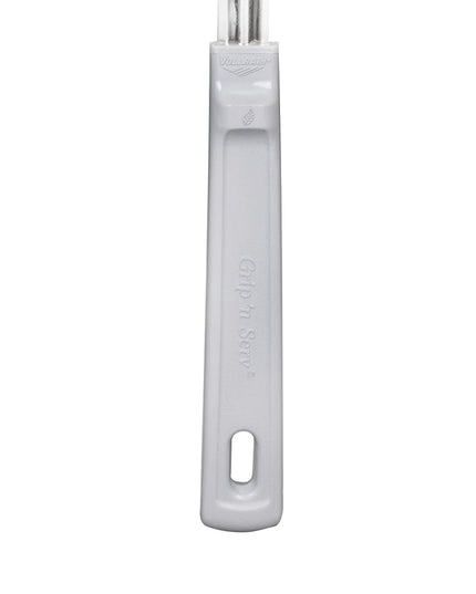 Thìa Đặc Vollrath 62172 118 ml Tay Cầm Nhựa Poly Xám Thép Không Gỉ