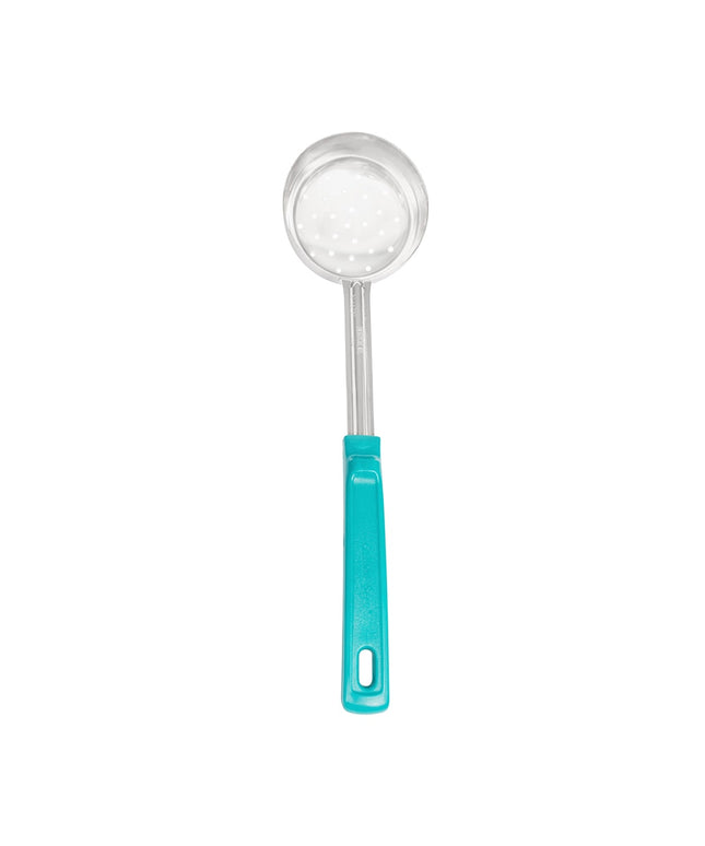 Muỗng Múc Có Lỗ Vollrath 62175 177 ml Tay Cầm Poly Xanh Ngọc Thép Không Gỉ