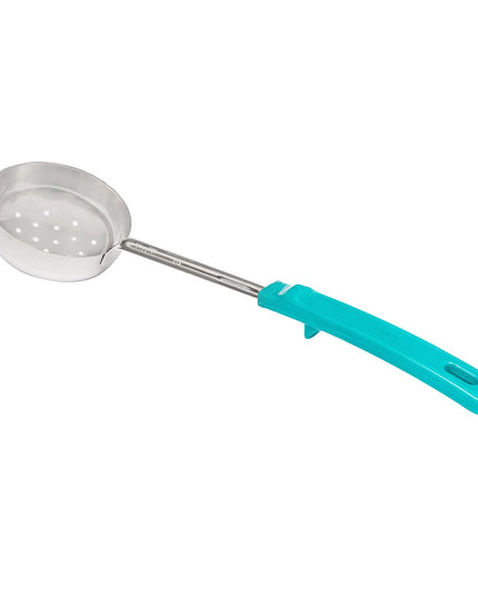 Muỗng Múc Có Lỗ Vollrath 62175 177 ml Tay Cầm Poly Xanh Ngọc Thép Không Gỉ