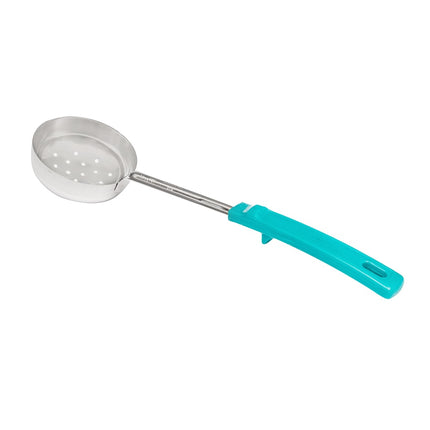 Muỗng Múc Có Lỗ Vollrath 62175 177 ml Tay Cầm Poly Xanh Ngọc Thép Không Gỉ