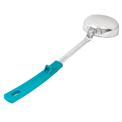 Thìa Chia Phần Đặc Vollrath 62177 177 ml Tay Cầm Poly Màu Xanh Mòng Két Thép Không Gỉ