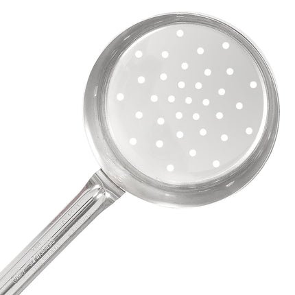 Thìa Có Lỗ Vollrath 62180 236 ml Tay Cầm Nhựa Poly Cam Thép Không Gỉ