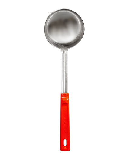 Thìa Chia Phần Đặc Vollrath 62182 237 ml - Tay Cầm Poly Màu Cam, Thép Không Gỉ
