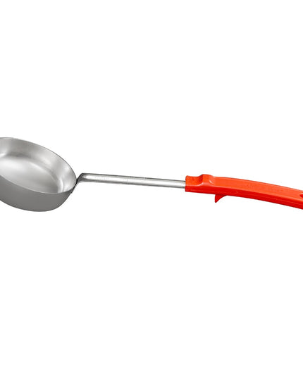 Thìa Chia Phần Đặc Vollrath 62182 237 ml - Tay Cầm Poly Màu Cam, Thép Không Gỉ