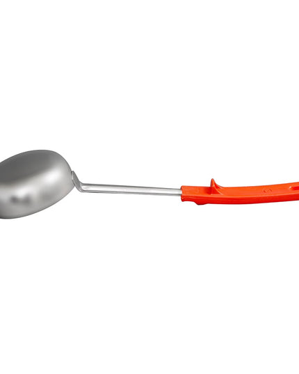 Thìa Chia Phần Đặc Vollrath 62182 237 ml - Tay Cầm Poly Màu Cam, Thép Không Gỉ