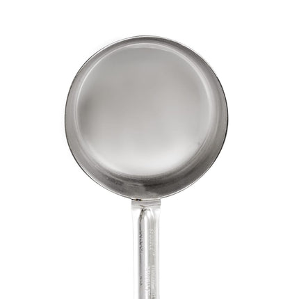 Thìa Chia Phần Đặc Vollrath 62182 237 ml - Tay Cầm Poly Màu Cam, Thép Không Gỉ