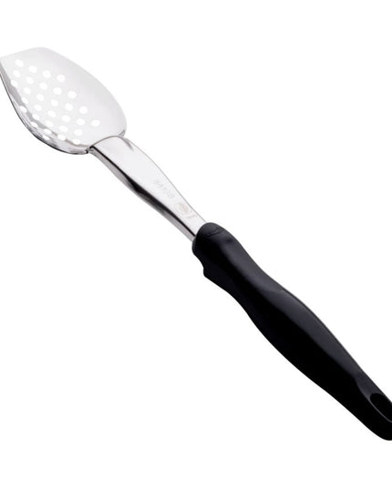 Thìa Có Lỗ 3 Cạnh Hạng Nặng Vollrath 64138 35.6 cm Tay Cầm Nylon Đen