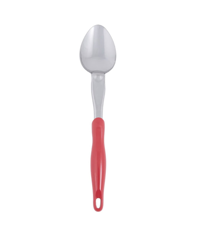 Thìa Đặc Hạng Nặng Vollrath 6414040 35.6 cm Tay Cầm Nylon Đỏ