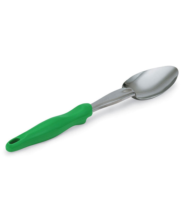 Thìa Đặc Hạng Nặng Vollrath 6414070 35.6 cm Tay Cầm Nylon Xanh Lá