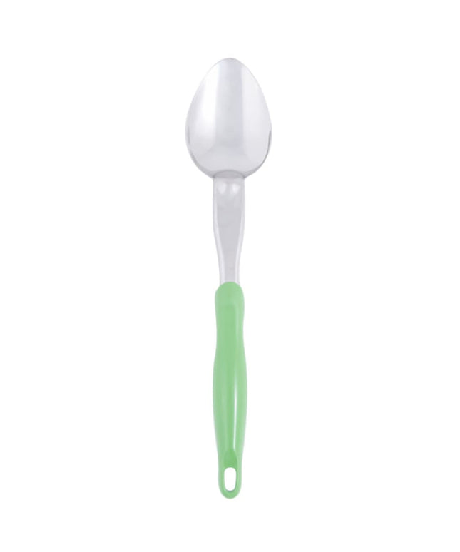 Thìa Đặc Hạng Nặng Vollrath 6414070 35.6 cm Tay Cầm Nylon Xanh Lá
