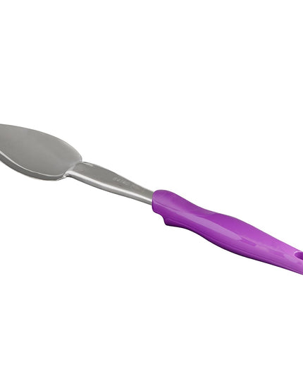 Thìa Múc Đặc Vollrath 6414080 35.6 cm Tay Cầm Công Thái Học Tím Thép Không Gỉ