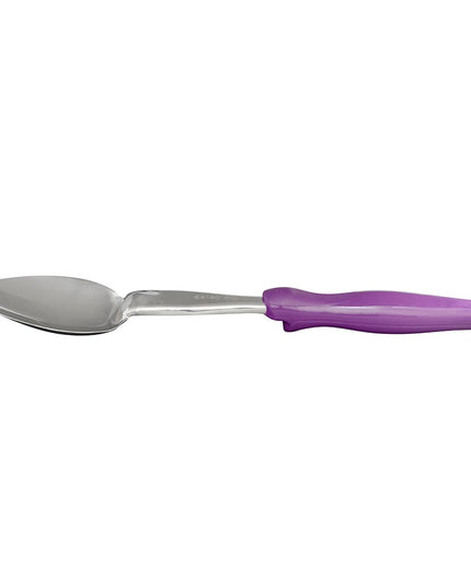 Thìa Múc Đặc Vollrath 6414080 35.6 cm Tay Cầm Công Thái Học Tím Thép Không Gỉ