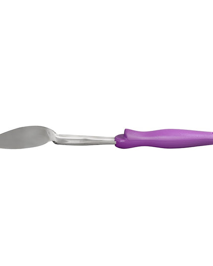 Thìa Múc Đặc Vollrath 6414080 35.6 cm Tay Cầm Công Thái Học Tím Thép Không Gỉ
