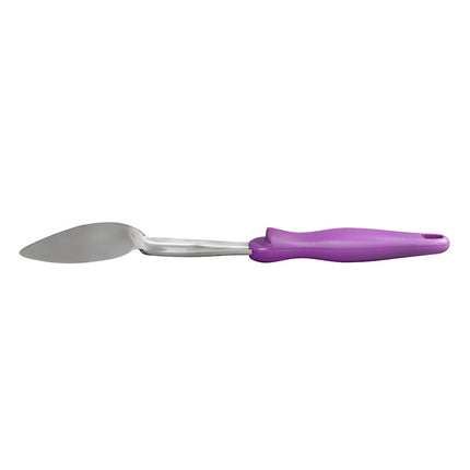 Thìa Múc Đặc Vollrath 6414080 35.6 cm Tay Cầm Công Thái Học Tím Thép Không Gỉ
