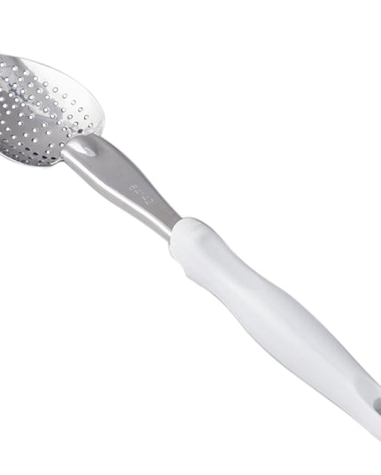 Thìa Có Lỗ Hạng Nặng Vollrath 6414215 35.6 cm Tay Cầm Nylon Trắng