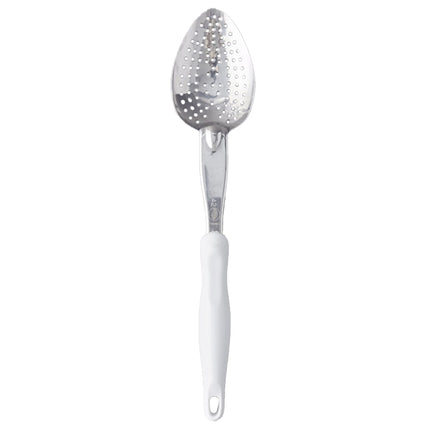 Thìa Có Lỗ Hạng Nặng Vollrath 6414215 35.6 cm Tay Cầm Nylon Trắng